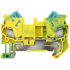 Protective conductor terminal with quick-connect technology Cross-section: 0.25-1.5 mm2, Width: 5.2mm, Color: green-yellow. 8WH30000CE07