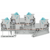 Two-tier terminals with quick-connect technology Cross-section: 0.25-1.5 mm2, Width: 5.2mm, Color: gray. 8WH30200AE00