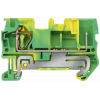 Hybrid PE terminal, plug-in and spring-loaded connection, cross-section 0.08-4 mm2, width 6.2 mm, Color: green-yellow. 8WH51003KG07