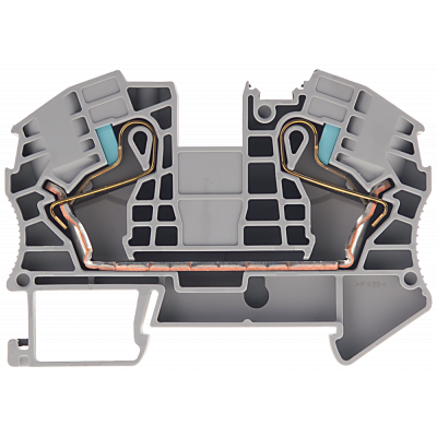 Through-type terminal 16 mm2 IPO connection terminal width 12 mm gray. 8WH60000AK00