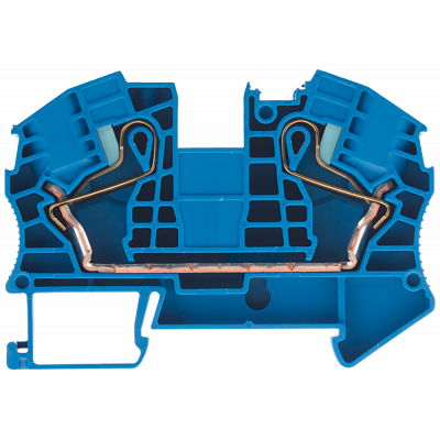 N through-type terminal 16 mm2 IPO connection terminal width 12 mm blue. 8WH60000AK01