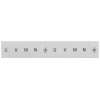 Inscription label, front, with U, V,W, N, vertical, terminal width: 6.2 mm, .... 8WH81203AA25