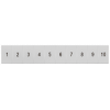 Inscription label, front, with 1-10, vertical, terminal width: 6.2 mm, H: 10.5 mm. 8WH81203AB05