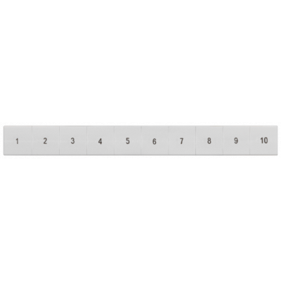 Inscription label, front, with 1-10, vertical, terminal width: 10.2 mm, H: .... 8WH81205AB05