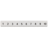 Inscription label, flat, with 1-10, vertical, terminal width: 5.2 mm, H: 6.4 .... 8WH81212AB05