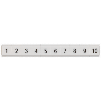 Inscription label, flat, with 11-20, vertical, terminal width: 5.2 mm, H: 6.4 mm. 8WH81212AB15