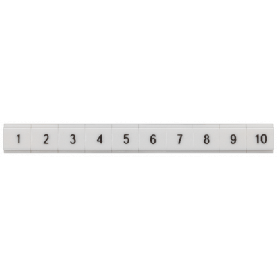 Inscription label, flat, with 11-20, vertical, terminal width: 6.2 mm, H: 6.4 mm. 8WH81213AB15