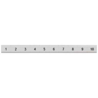 Inscription label, flat, with 1-10, vertical, terminal width: 8.2 mm, H: 6.4 .... 8WH81214AB05