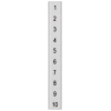 Inscription label, flat, with 1-10, horizontal, terminal width: 5.2 mm, H: .... 8WH81412AB05