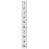 Inscription label, flat, with 1-10, horizontal, terminal width: 6.2 mm, H: .... 8WH81413AB05