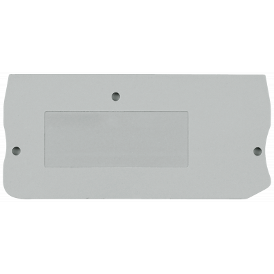 Cover for isolating terminals cross-section 2.5 mm² width 5.2 mm color gray.. 8WH90003SC00