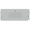 Cover for isolating terminals cross-section 2.5 mm² width 5.2 mm color gray terminals.. 8WH90003SD00