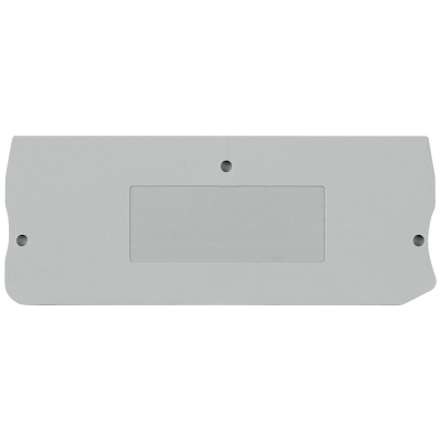 Cover for isolating terminals cross-section 2.5 mm² width 5.2 mm color gray terminals.. 8WH90003SD00