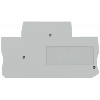 Cover for two-tier terminals cross-section 2.5 mm² width 5.2 mm color gray.. 8WH90004SE00