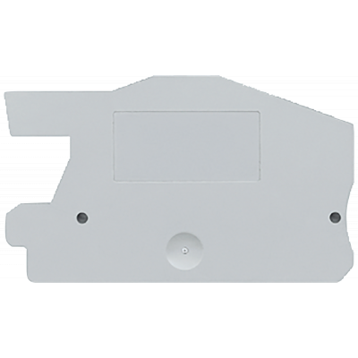 Cover for neutral isolating terminal, direct connector, cross-section 4 mm2, color: Gray. 8WH90037WA00