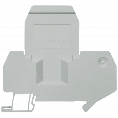 compartment partition f. double up to terminal size 4.0mm2 width 2 mm visual + electrical separation gray. 8WH90706FA00