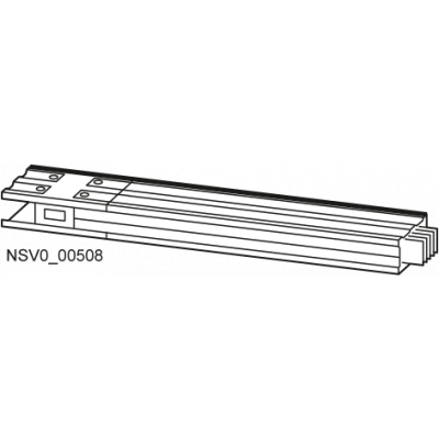 BD2A-3-400-SO-1 STANDARD LENGTH 1,25M 400A, N + PE, WITHOUT TAP OFFS. BVP:261490