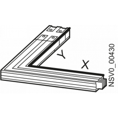 BD2A-400-LR ELBOW RIGHT X 0,36M / Y 0,36M 1 60A-400A. BVP:261795