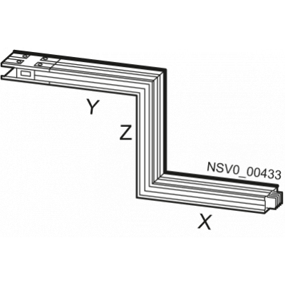 BD2A-400-ZV-X*/Y*/Z* Z UNIT FRONTSIDE X/Y 0,36M-0,60 M, Z 0,14M-1,25M 160-400A. BVP:261821