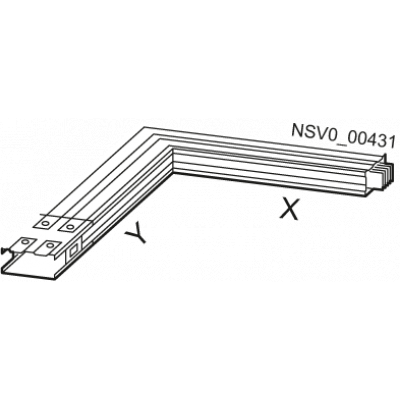 BD2A-1000-LL-Y* ELBOW LEFT X 0,36M / Y 0,36M-1, 25M 500A-1000A. BVP:261828