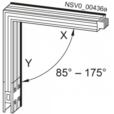 BD2A-1000-LH-X*/Y*-G* KNEE BACKSIDE X/Y 0,36M-1,25M 5 00A-1000A WINKEL 85 GRAD-175 GR AD. BVP:261833