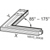 BD2A-1000-LR-G* ELBOW RIGHT X 0,36M / Y 0,36M 5 00A-1000A WINKEL 85 GRAD-175 GR AD. BVP:261838