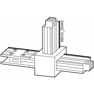 BD2C-400-TV JUNCTION UNIT T UNIT FRONTSIDE 160-400A. BVP:261892