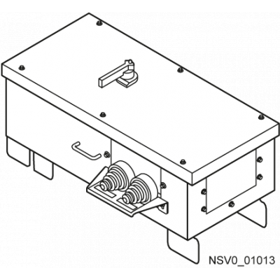 BD2-AK04/FS250BS-4 TAP-OFF UNIT 225A / 1X 4 POLE WITH BS FUSE SWITCH. BVP:610412