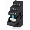 Plug-in relay complete unit 24 V DC, 4 change-over contacts LED module red base. LZS:PT5B5L24