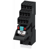 Plug-in relay complete unit 115 V AC, 4 change-over contacts LED module red base. LZS:PT5D5S15